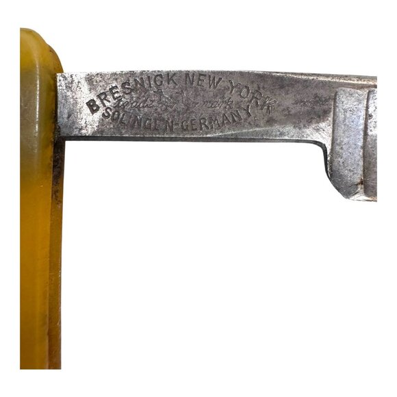 Antique Straight Razor Pearl Duck Dubl Duck Dwarf Solingen Germany Blade READ - Picture 6 of 6
